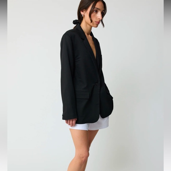 Almina Concept The Oversized Tencel Blazer in Brown (M) - Picture 10 of 10